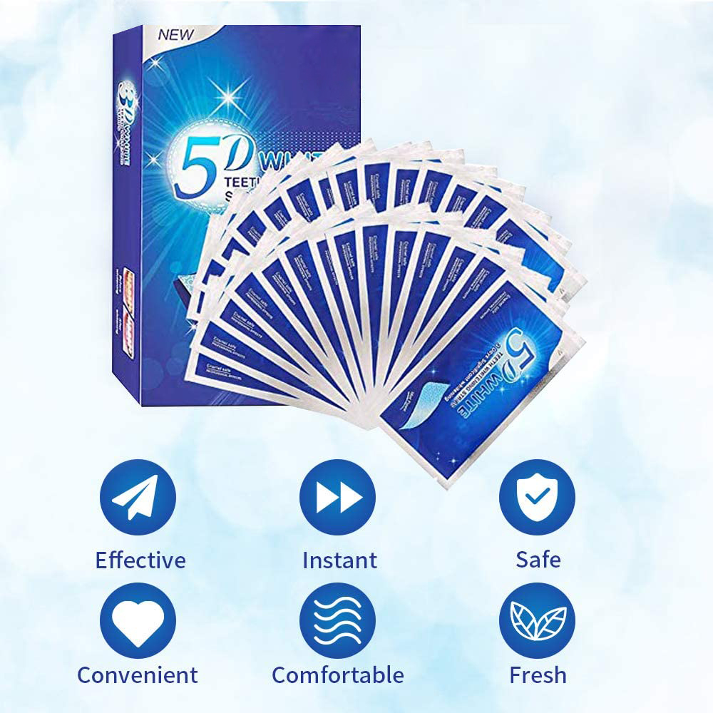 Strip Pemutih Gigi 5D Gel Pemu - Teeth Whitening Near Me ulasan dan harga